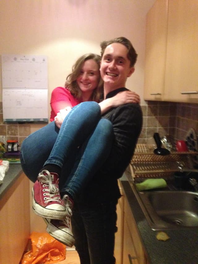 Hannah and Eliot in Glasgow 2016