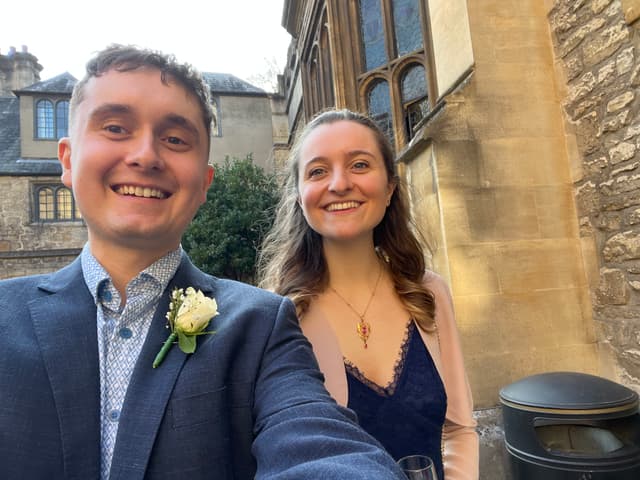 Hannah and Eliot in Oxford
